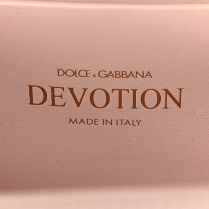 Dolce & Gabbana Smooth Calfskin Small Devotion Envelope Top Handle Bag Pink 11 of 19