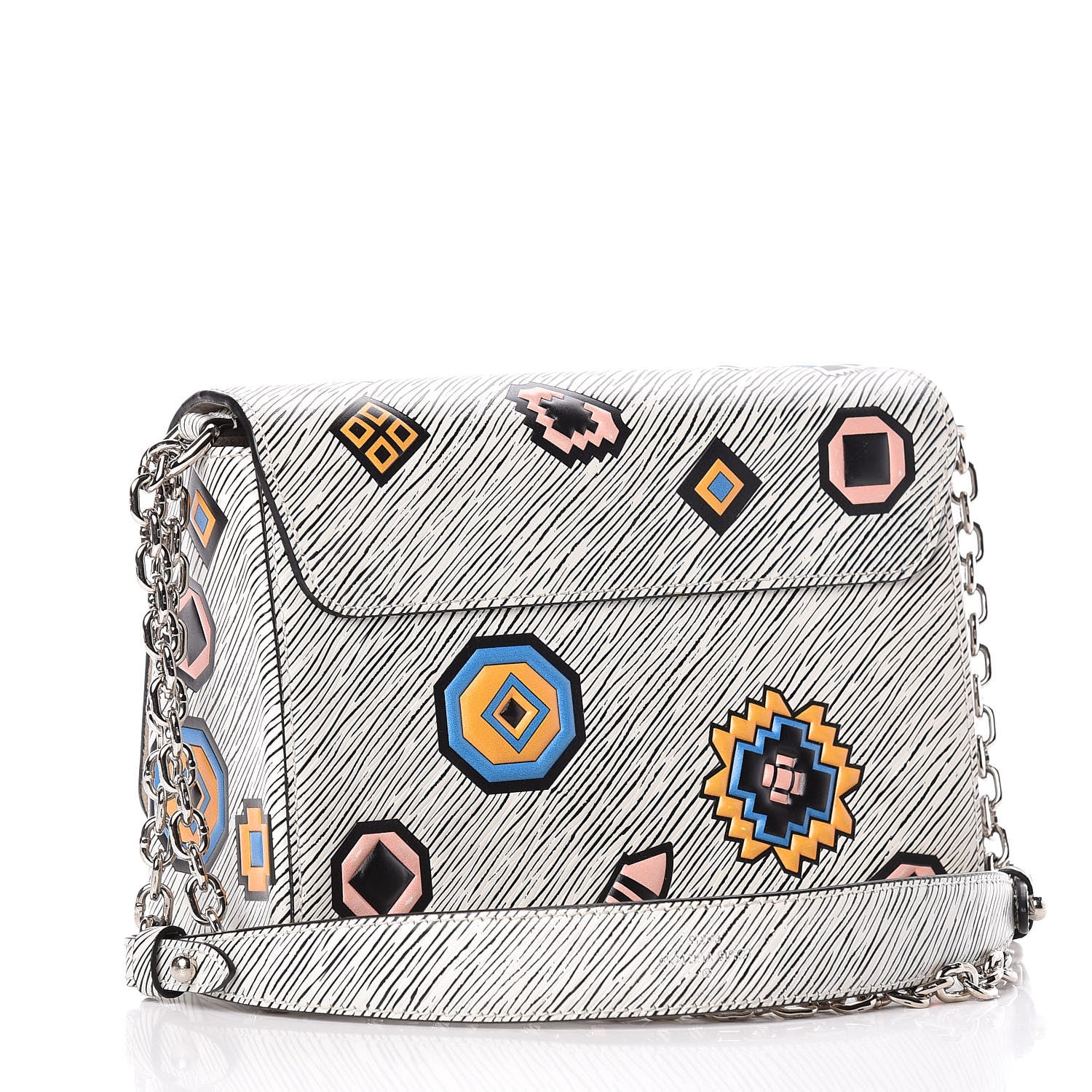 Louis Vuitton Epi Azteque Twist Shoulder Bag MM White 3 of 9