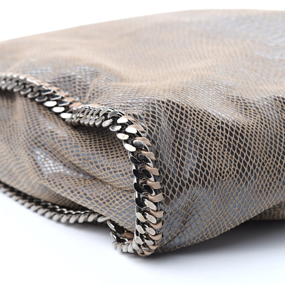 Stella McCartney Eco Python Big Falabella Tote Brown 7 of 9