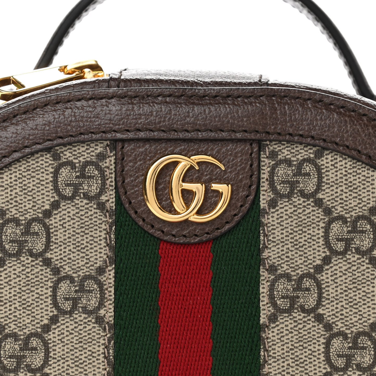 GG Supreme Monogram Web Ophidia Beats Headphones Case Beige New Acero