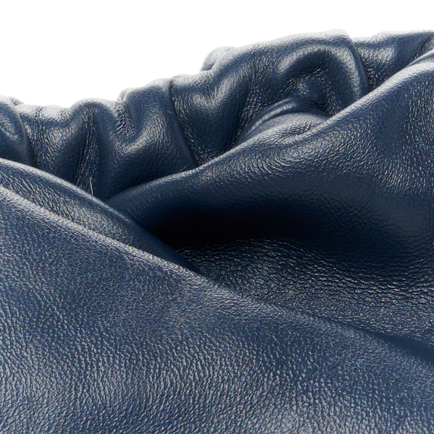 Mansur Gavriel Lambskin Mini Cloud Clutch  Blue 8 of 10