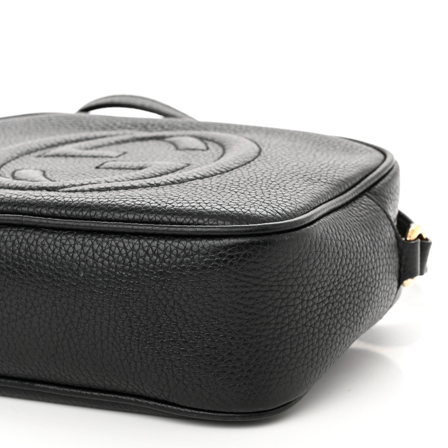 Gucci Pebbled Calfskin Small Soho Disco Bag Black 10 of 13