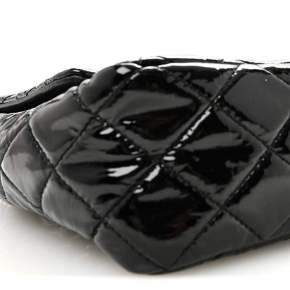 Chanel Patent Quilted Jumbo Single Flap Black 9 of 10
