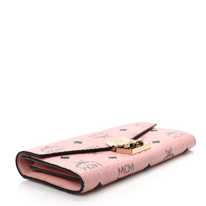 MCM Visetos Large Patricia Wallet On Chain Soft Pink 3 of 6