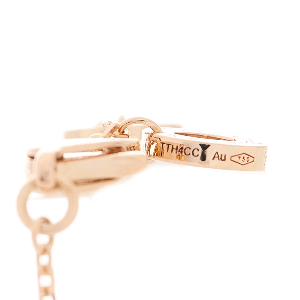 18K Rose Gold Diamond Pink Opal Large Divas' Dream Pendant Necklace