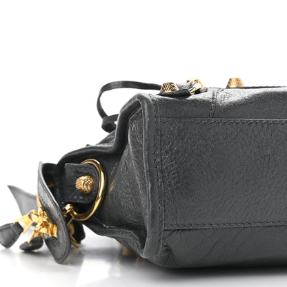 Balenciaga Agneau Giant 12 Gold Hardware Mini City Gris Fossile 8 of 9