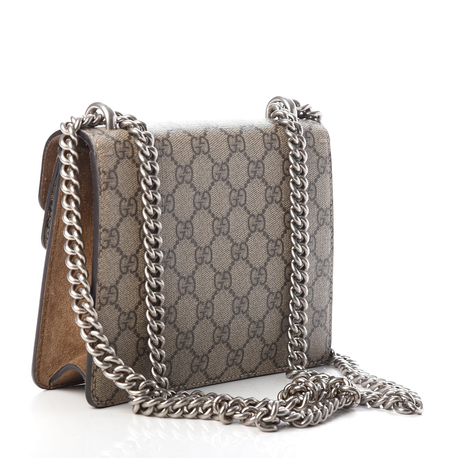 Gucci GG Supreme Monogram Mini Dionysus Shoulder Bag Taupe 3 of 13