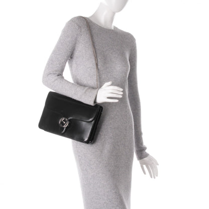 Gucci Shade Lux Calfskin Interlocking G Shoulder Bag Black 2 of 7