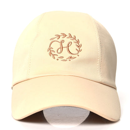 Hermes Cotton Davis H Primavera Hat 56 Blanc Creme 2 of 8