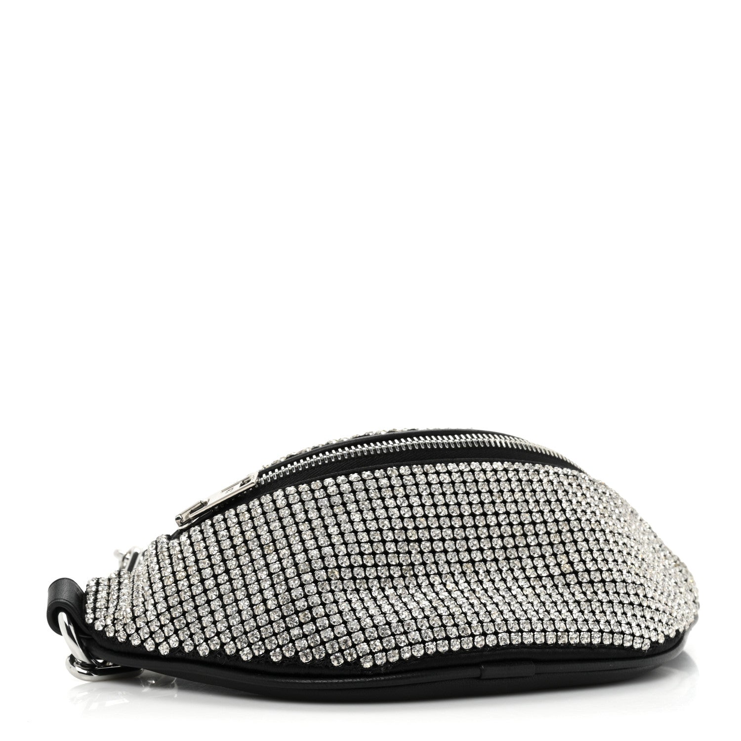 Alexander Wang Rhinestone Mesh Mini Attica Belt Bag Black 4 of 11