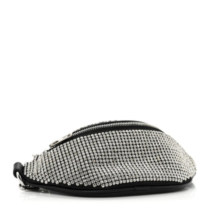 Alexander Wang Rhinestone Mesh Mini Attica Belt Bag Black 4 of 11