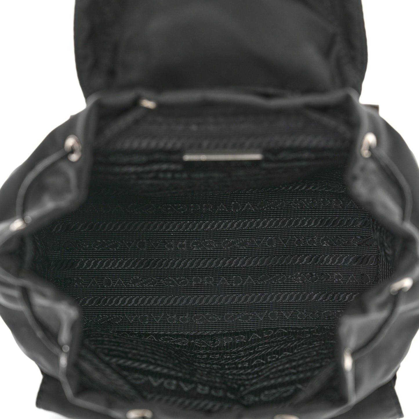 Nylon Vela Mini Crossbody Backpack Black
