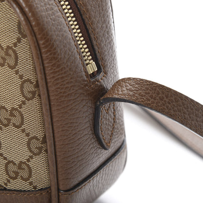Gucci Monogram Mini Bree Messenger Bag Beige Tabacco 11 of 12