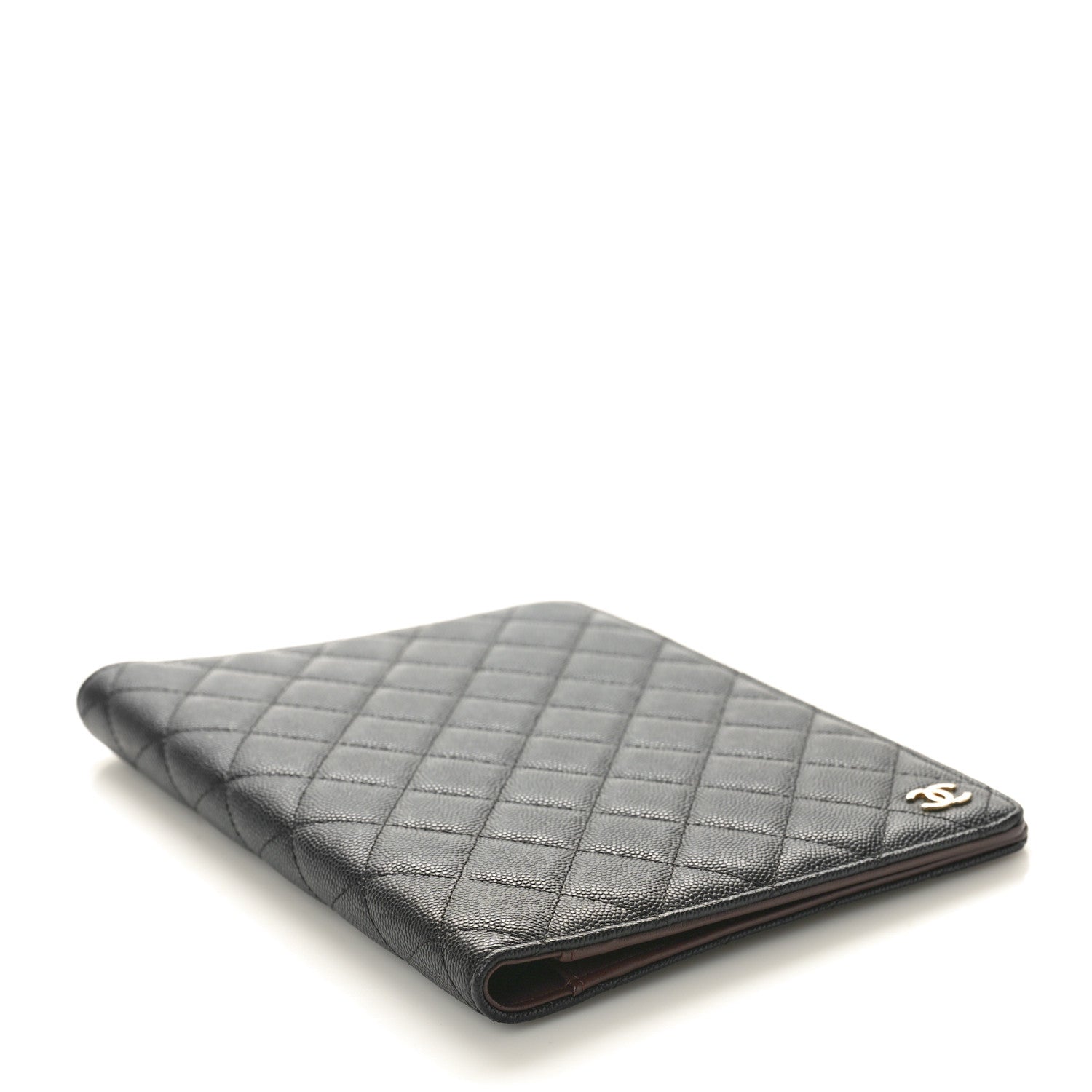 Chanel Caviar Quilted Large Agenda Cover Black 4 of 8