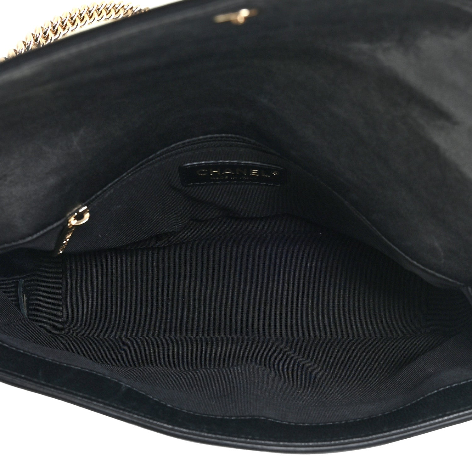 Chanel Sheepskin Chevron Quilted Mini Double Chevron Flap Black 5 of 17
