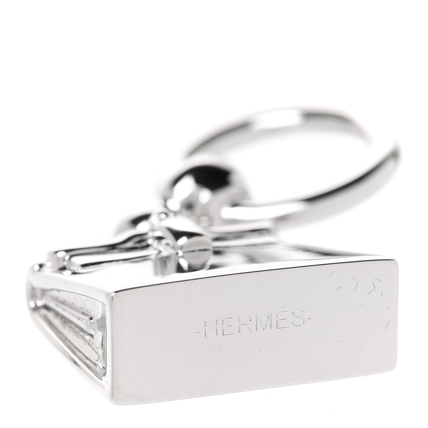 Hermes Palladium Mini Kelly Twilly Ring 3 of 4