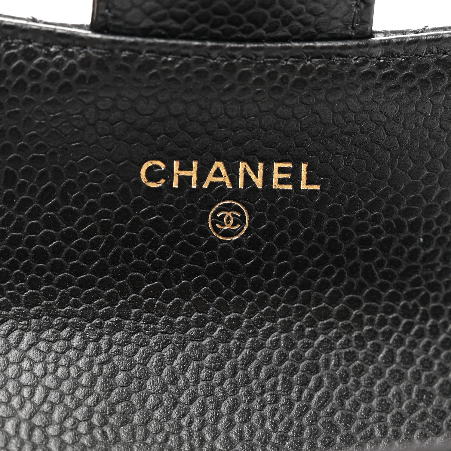 Chanel Caviar Quilted Flap Card Holder Wallet Black 7 of 9