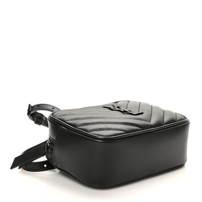 Saint Laurent Calfskin Matelasse Monogram Lou Belt Bag Black 4 of 10