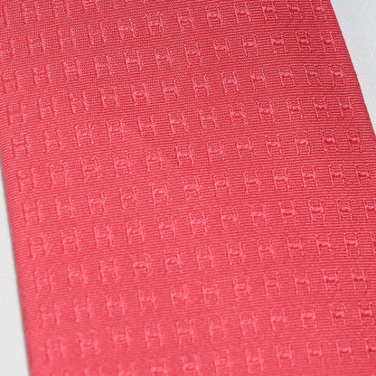 Hermes Mens Silk Printed Faconnee H Neck Tie 4 of 7