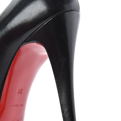 Christian Louboutin Nappa Grosgrain Lavalliere 100 Pumps 38 Black 9 of 9
