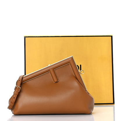 Fendi Shiny Nappa Small Fendi First Caramello 10 of 10