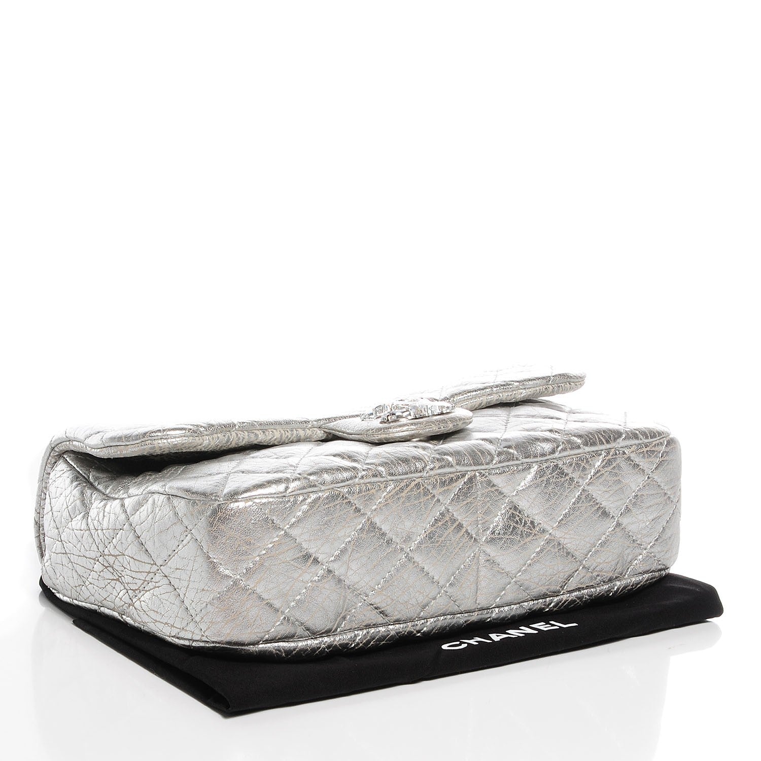 Chanel Calfskin Quilted On The Rocks Flap Silver 4 of 8