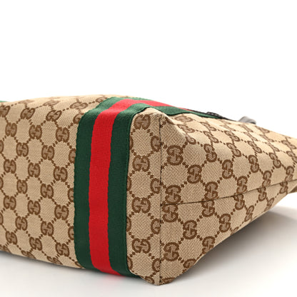 Gucci Monogram Web Medium Jolie Tote Brown 10 of 10