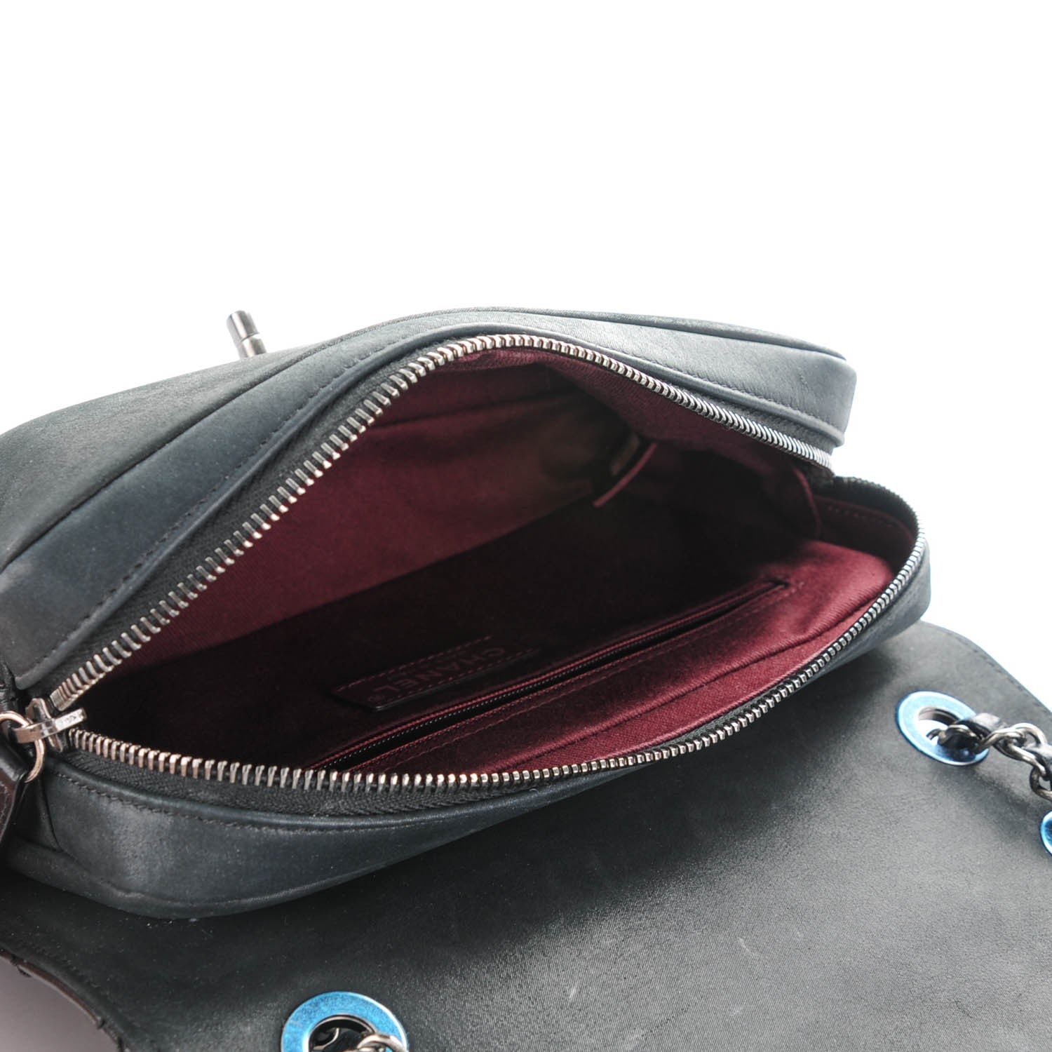 Chanel Glazed Calfskin Quilted Small Day Trip Flap Black 6 of 8