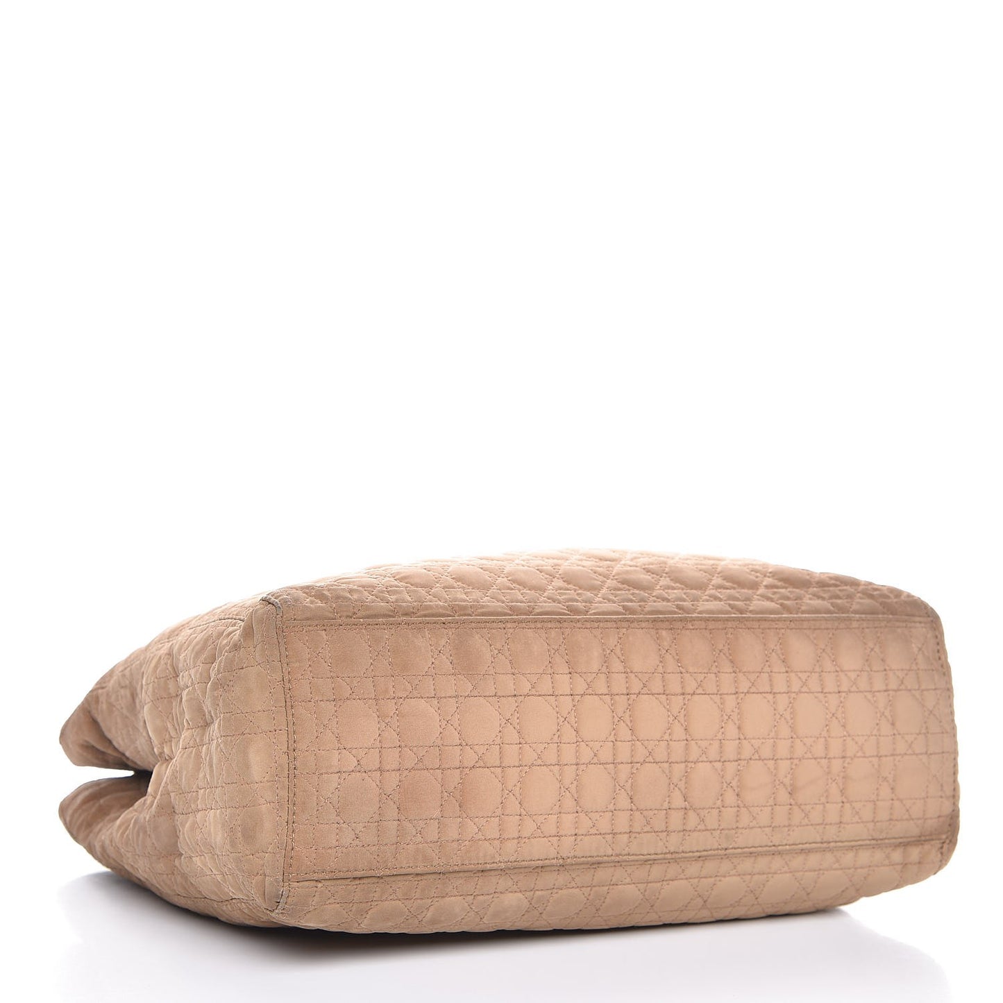 Nylon Cannage Medium Lady Dior Brown