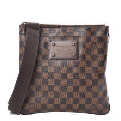 Louis Vuitton Damier Ebene Brooklyn Flat Pochette 1 of 17