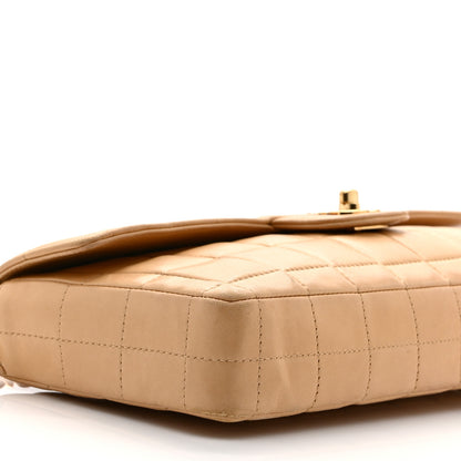 Chanel Lambskin East West Chocolate Bar Flap Beige 9 of 14