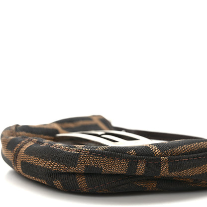 Fendi Zucca Mini Half Moon Baguette Tobacco 9 of 14