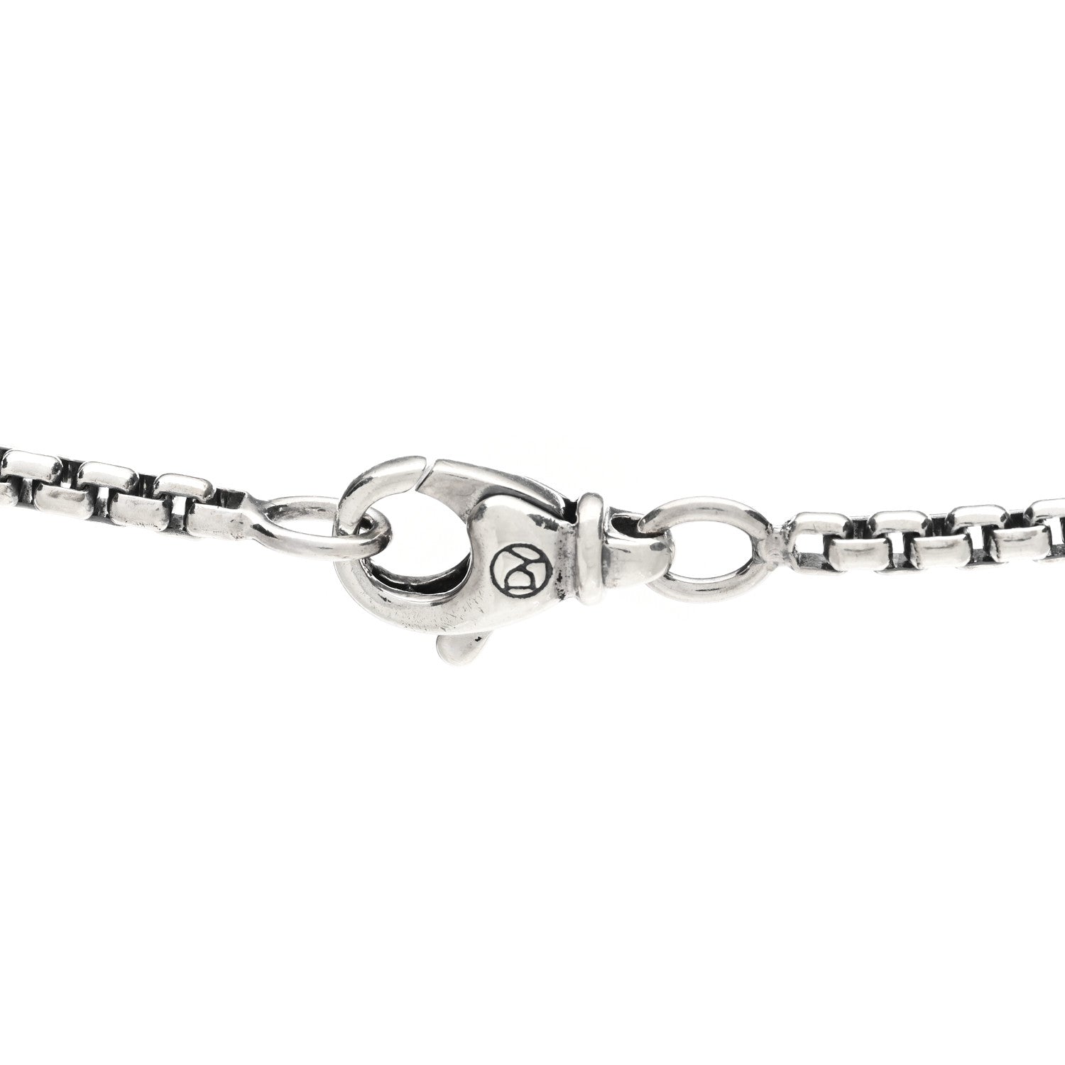 David Yurman Sterling Silver 2.7mm Small Box Chain Necklace 22" 3 of 3