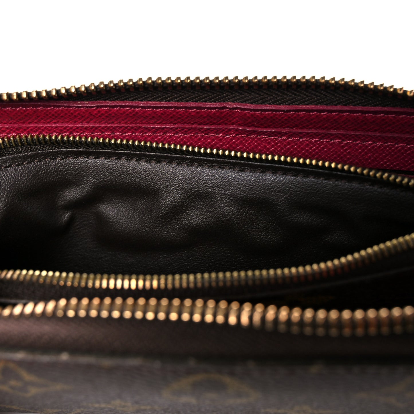 Monogram Clemence Wallet Fuchsia