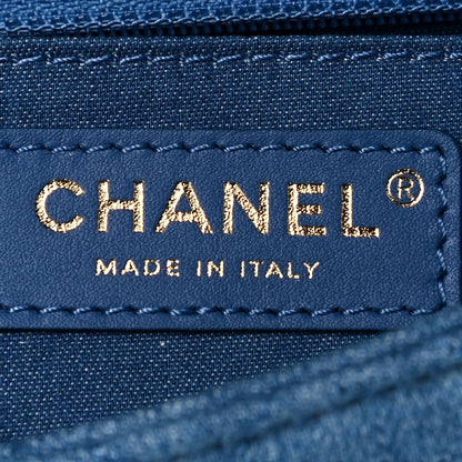 Chanel Denim Quilted Mini Pearl Crush Flap Blue 6 of 9