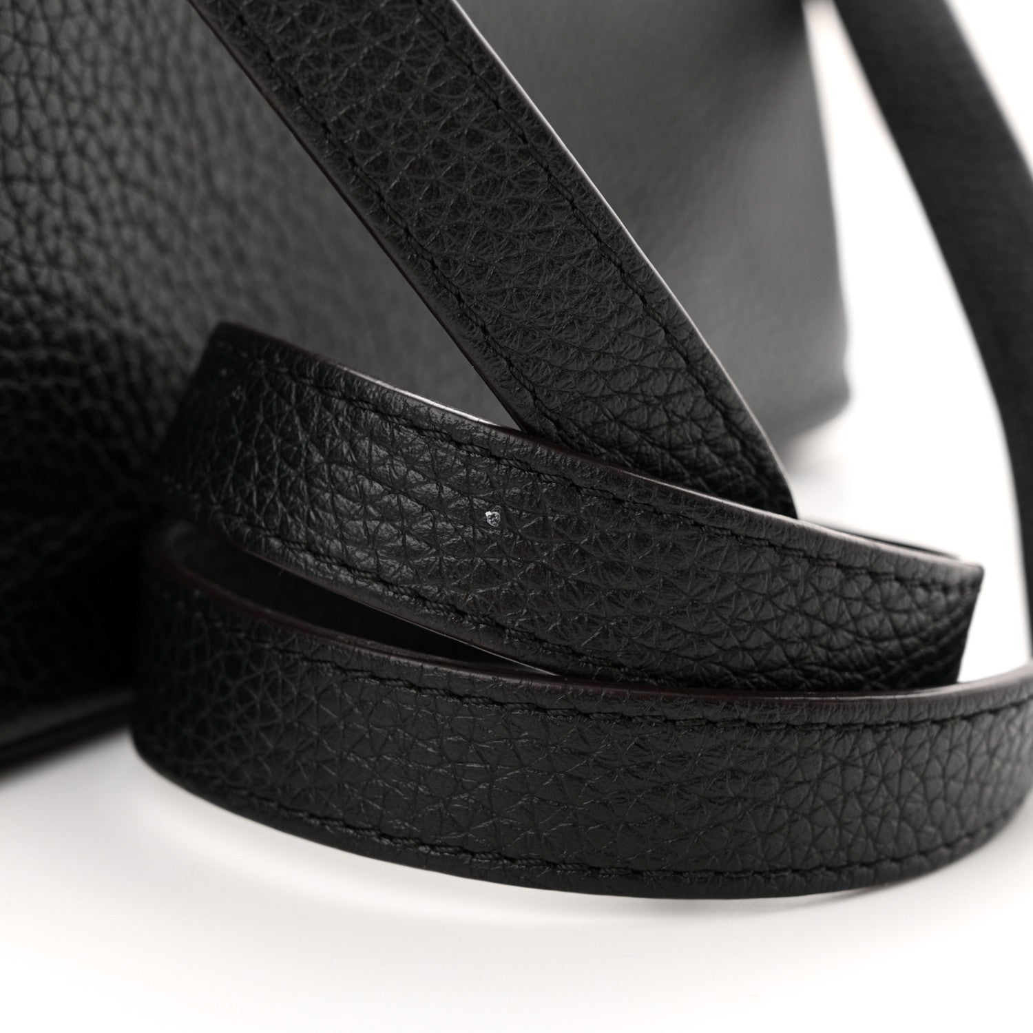 Louis Vuitton LOUIS VUITTON Taurillon Capucines BB Black 12 of 13