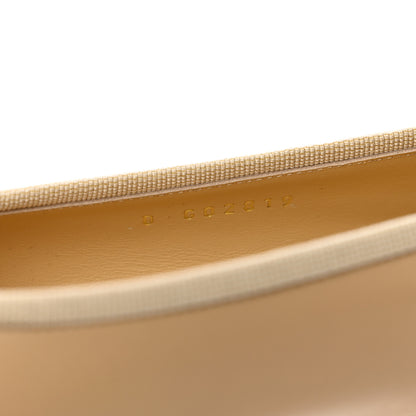 Chanel Lambskin Cap Toe Ballerina Flats 39.5 Beige Black 8 of 9
