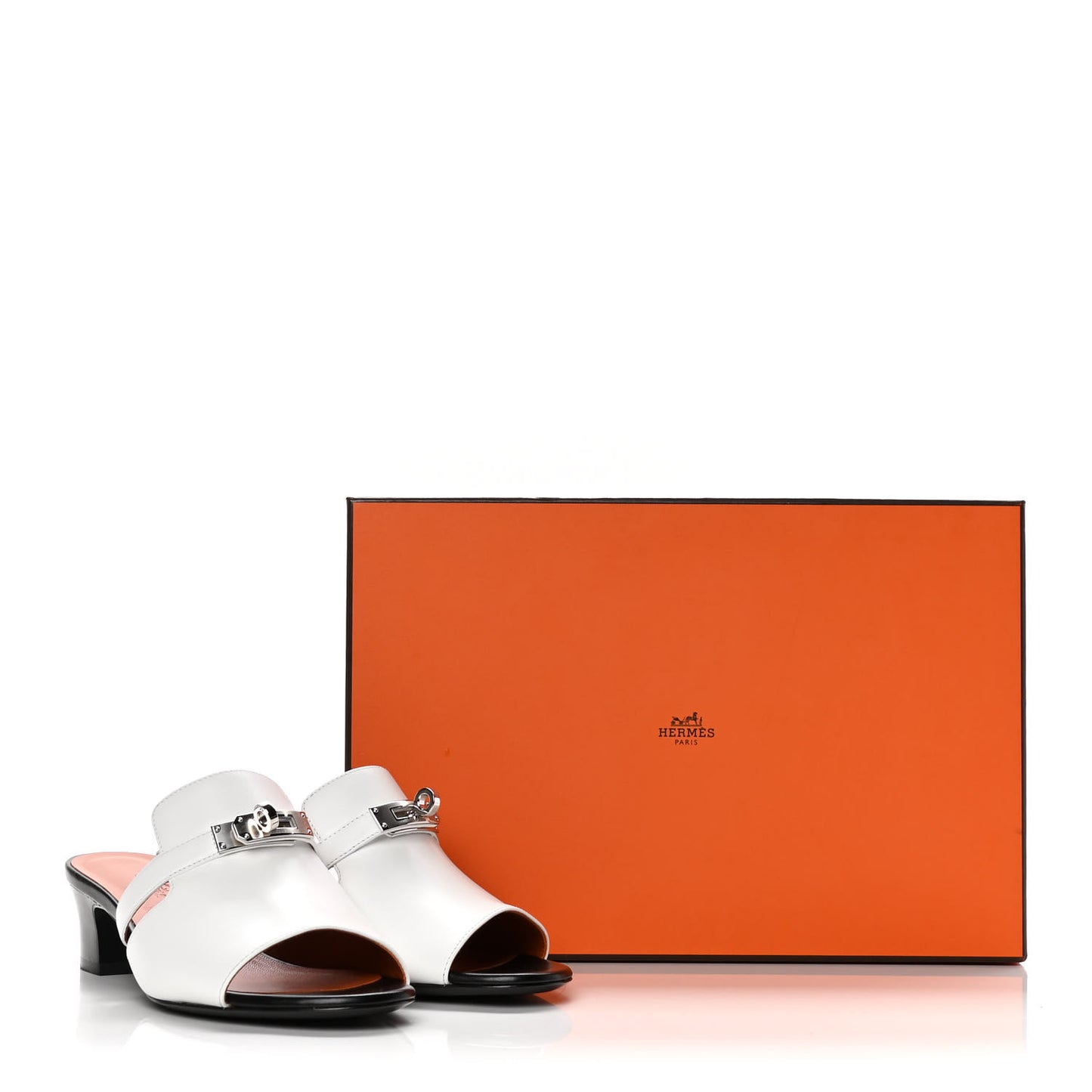 Goatskin Candy Sandals 37 White