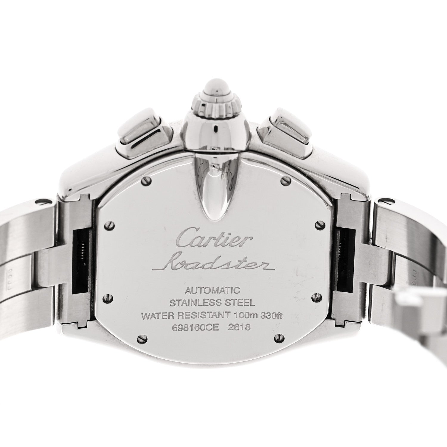 Cartier Stainless Steel 42mm Roadster Chronograph Automatic Watch 4 of 4