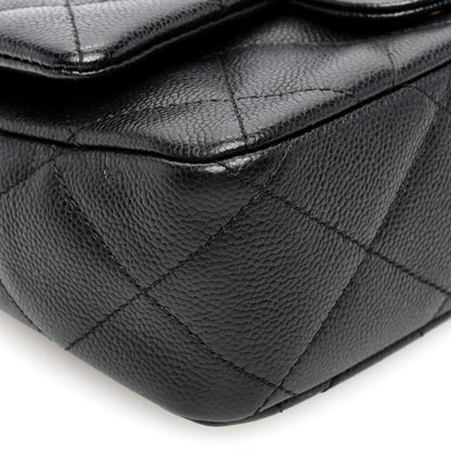 Chanel Caviar Quilted Mini Sweetheart Flap Black 9 of 10