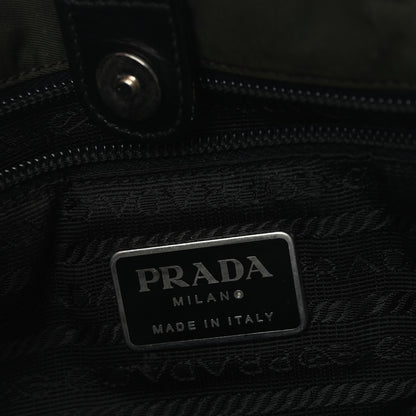 Prada Tessuto Nylon Shopping Tote Green 6 of 9