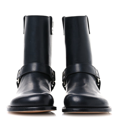 Loewe Calfskin Biker Boots 39 Black 3 of 8