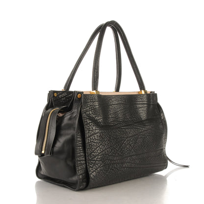 Chloe Pebbled Calfskin Dree Shoulder Bag Black 3 of 8
