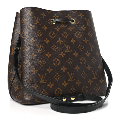 Louis Vuitton Monogram Neonoe MM Black 3 of 9