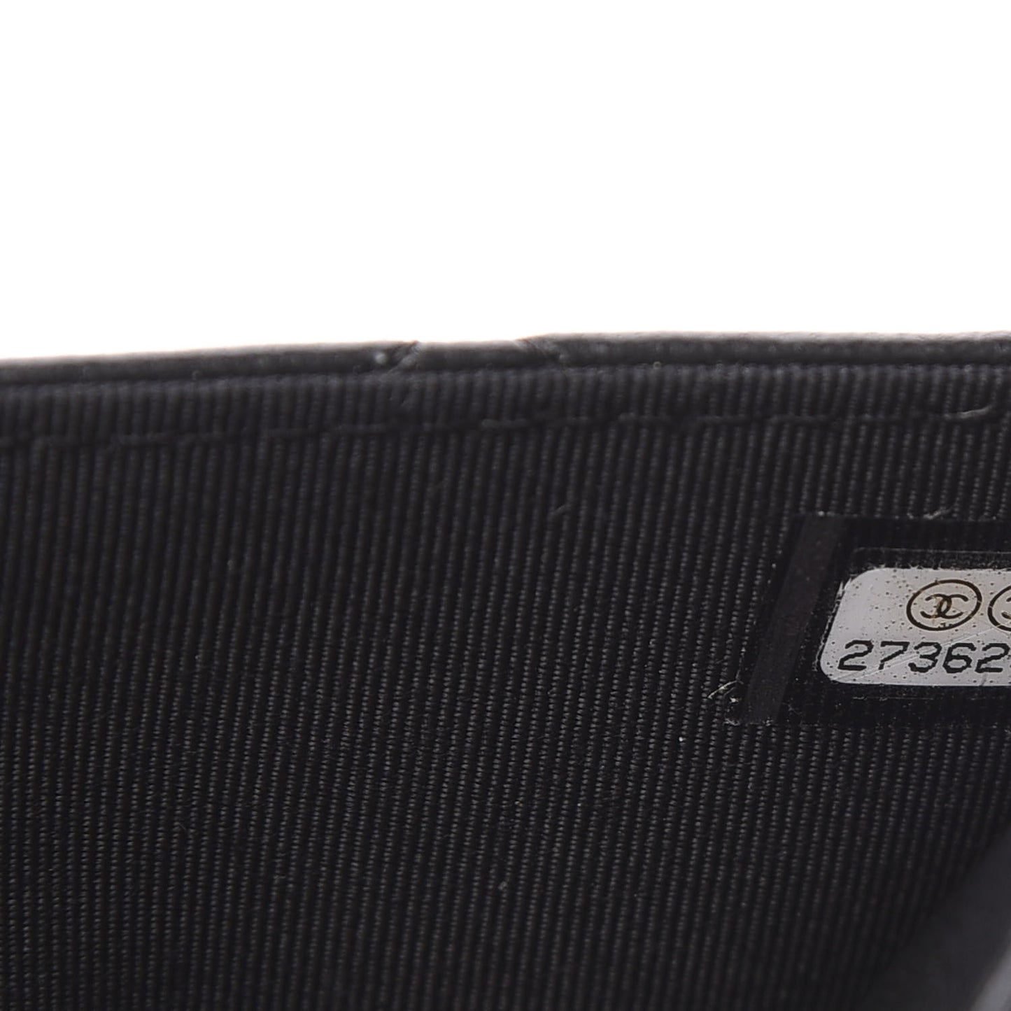 Lambskin Quilted Wallet On Chain WOC Black