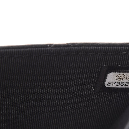 Chanel Lambskin Quilted Wallet On Chain WOC Black 8 of 14