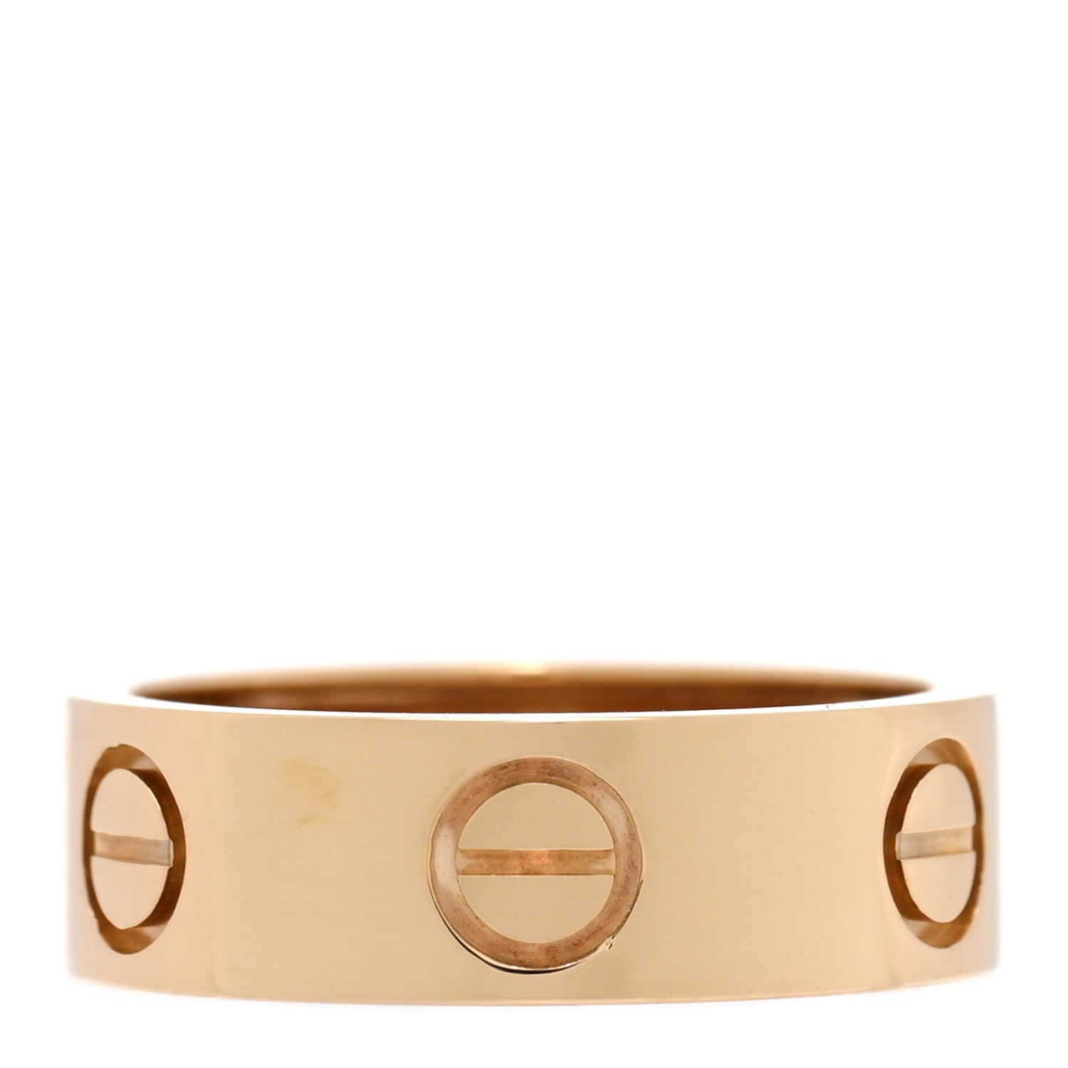 Cartier 18K Yellow Gold 5.5mm LOVE Ring 48 4.5 1 of 5