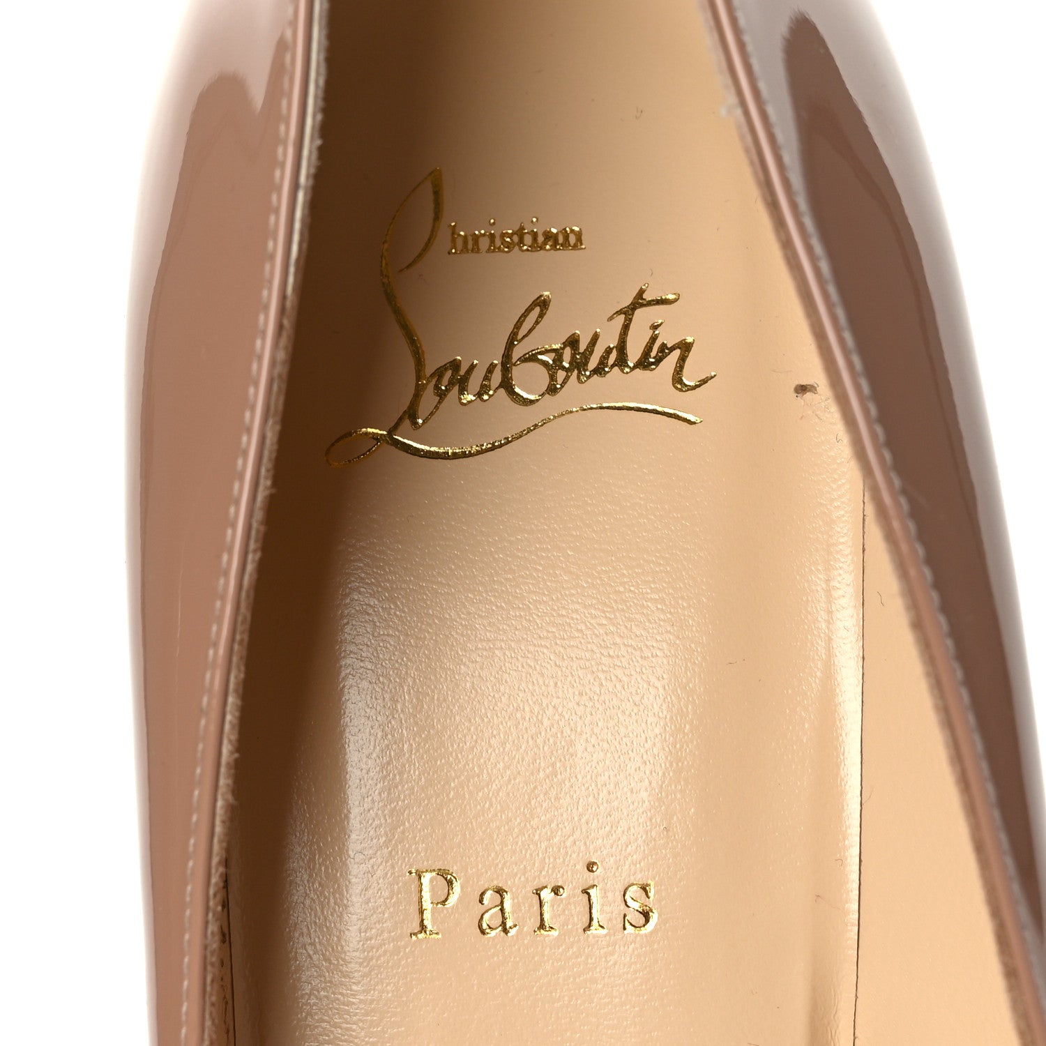 Christian Louboutin Patent Pigalle Follies 85 Pumps 40.5 Nude 6 of 7
