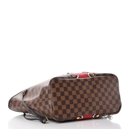 Louis Vuitton Damier Ebene Karakoram Neverfull MM 4 of 10