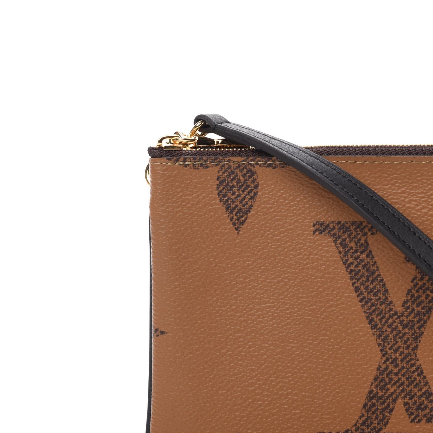 Reverse Monogram Giant Double Zip Pochette